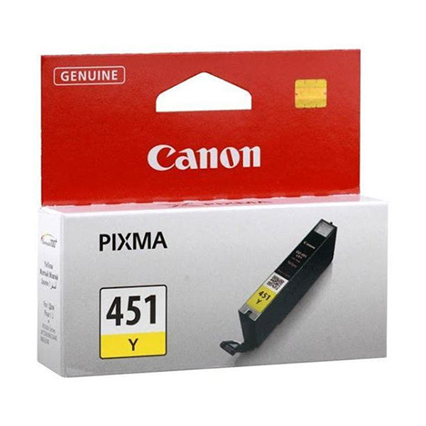 Canon Print & Copy & Scan & Fax Yellow / Brand New Canon Ink Cartridge CLI-451 Yellow