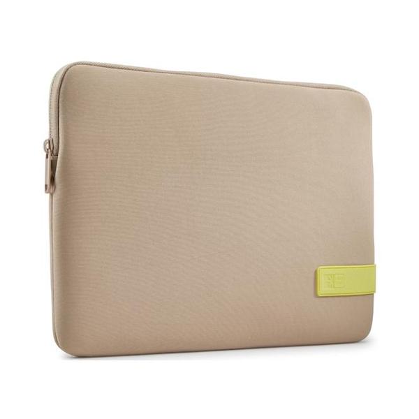 Case Logic Handbags & Wallets & Cases Plaza Taupe/ Sunny Lime / Brand New Case Logic Reflect 13 Inch Laptop Sleeve - REFPC-113