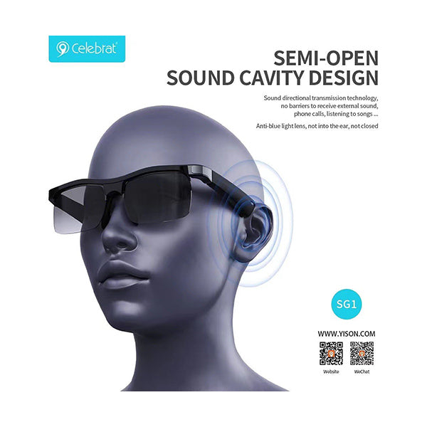 Wireless eyeglasses top