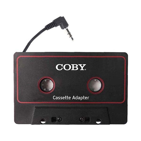 Coby Audio Black / Brand New Coby Car Audio Cassette Tape Adapter Aux Cable for MP3 Player, Cellphone, or Smartphone - CA100