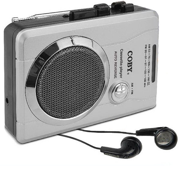 Coby Audio Silver / Brand New Coby Cassette Tape Player Walkman Portable - CVR630