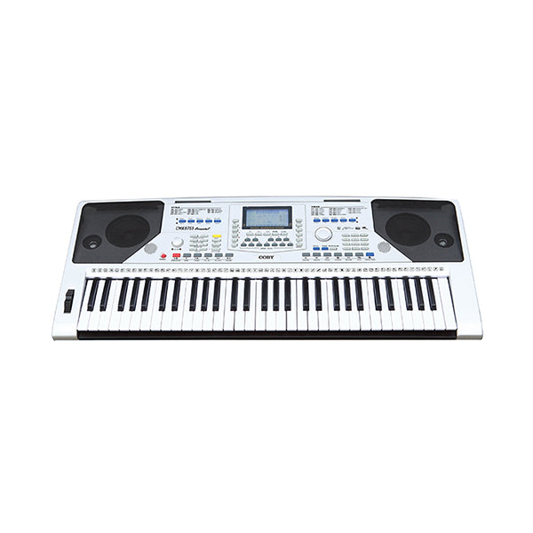 Coby Hobbies & Creative Arts White / Brand New Coby Keyboard Electronic Piano Western and Oriental Portable 61 Key - CMK8761