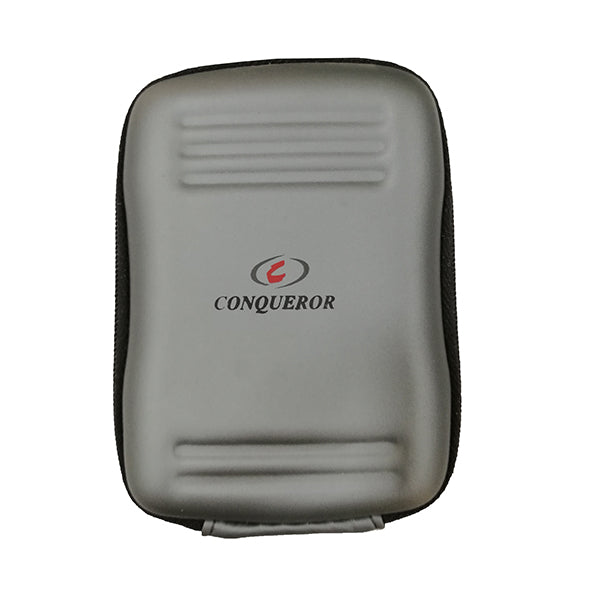 Conqueror Audio Grey / Brand New Conqueror Hard Carrying Case Bag for Storing Money, Keys, Cables and Chargers - 77318