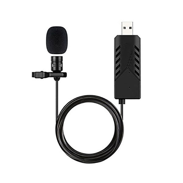 Conqueror Audio Black / Brand New Conqueror Lavalier Microphone Clip-On Lapel for USB Interface Device for YouTube, Vlogging, Recording - CLM303