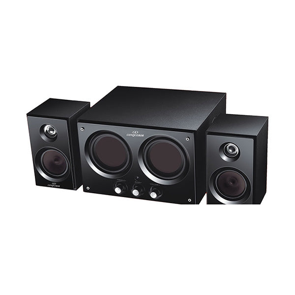 Conqueror Audio Black / Brand New Conqueror Speaker Stereo with USB - M2102B