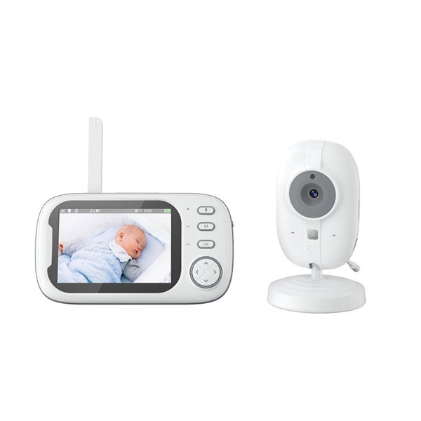 Conqueror Baby Safety White / Brand New Conqueror Multifunctional Baby Monitor 3.5” Display with Night Vision and Feeding Reminder - ABM600