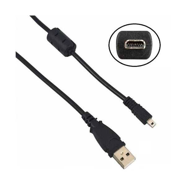 Conqueror Camera & Optic Accessories Black / Brand New Conqueror Camera Cable 8 Pins to USB for Sony Sanyo Olympus Nikon Panasonic 1.8 Meter - C96