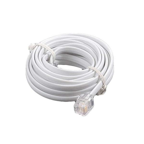Conqueror Communications White / Brand New Conqueror Telephone Line Cable 2 Meter White - C104A