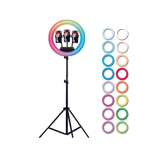 Conqueror White / Brand New Conqueror Ring Light 16 Inches with Tripod for Mobile Cell Phone - CRF216