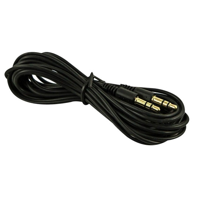 Conqueror Electronics Accessories Black / Brand New Conqueror Cable 3.5mm Audio Output to 3.5mm Audio Output 5 Meter Black - C32B