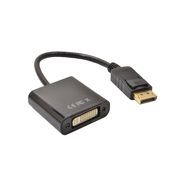Conqueror Electronics Accessories Black / Brand New Conqueror Cable Display to DVI Male to Female Adapter - C133I