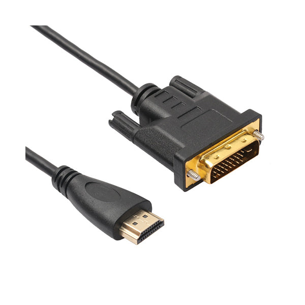 Conqueror Electronics Accessories Black / Brand New Conqueror Cable HDMI to DVI Male to Male 5 Meter - C47B