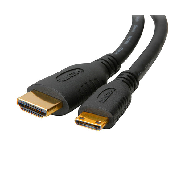 Conqueror Electronics Accessories Black / Brand New Conqueror Cable HDMI to Mini HDMI Gold Plated 2 Meter Black - C57