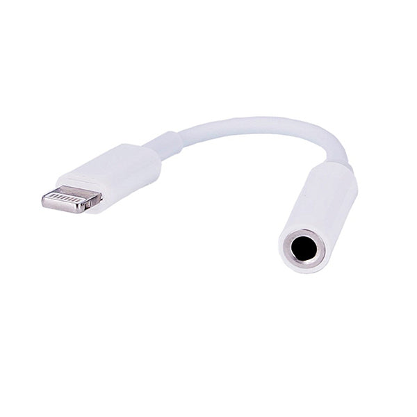 Conqueror Electronics Accessories White / Brand New Conqueror Cable Lightning to 3.5 SP AUX 3mm Male to Female Adapter for iPhone - C24