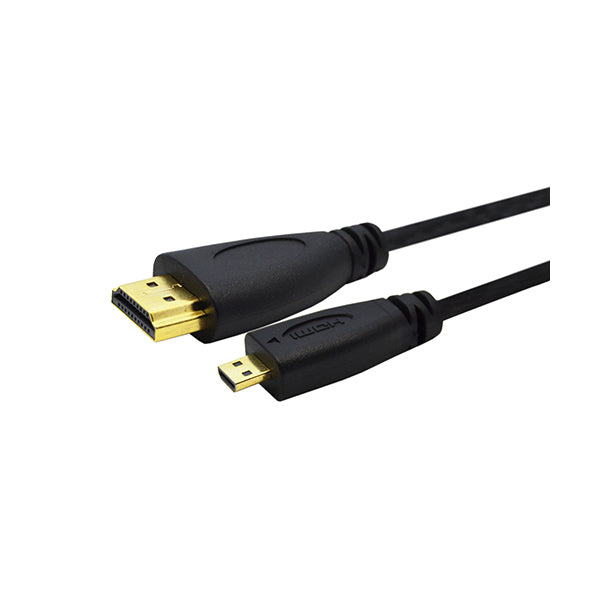 Conqueror Electronics Accessories Black / Brand New Conqueror Cable micro HDMI to HDMI 1.5 Meter Black - C83A