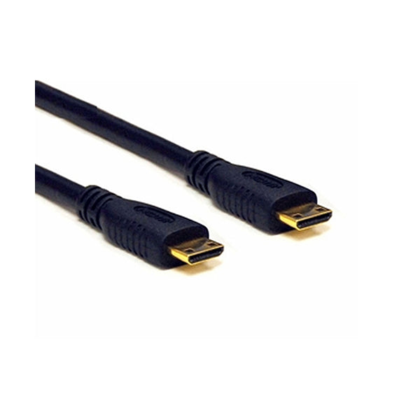 Conqueror Electronics Accessories Black / Brand New Conqueror Cable Mini HDMI to Mini HDMI Gold Plated 2.5 Meter Black - C78