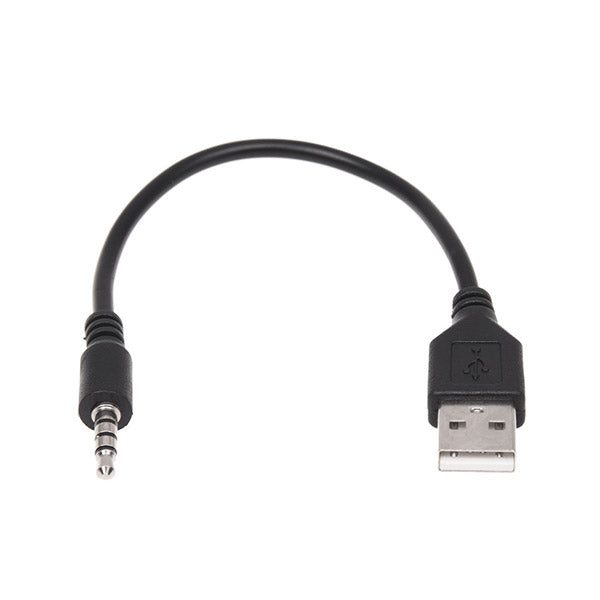 Conqueror Electronics Accessories Black / Brand New Conqueror Cable USB 2.0 to 3.5mm Audio Output Male to Male 15 cm Black - C127