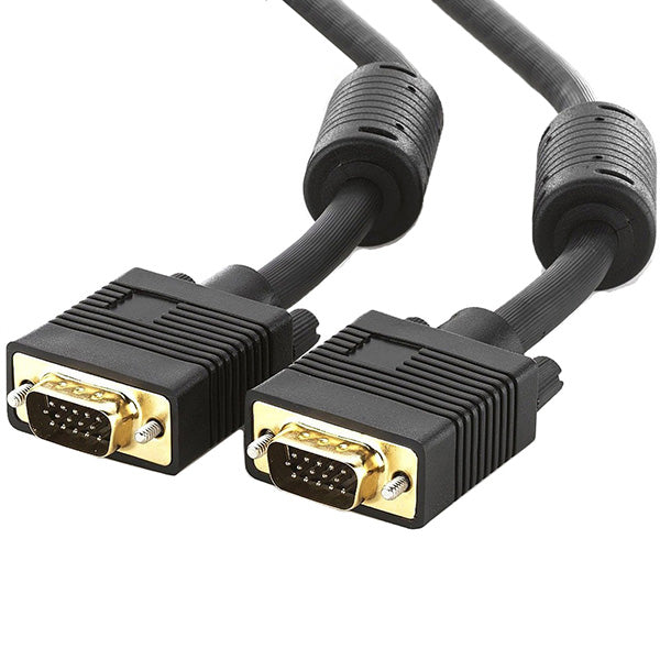 Conqueror Electronics Accessories Black / Brand New Conqueror Cable VGA to VGA Male to Male 20 Meter - C88E