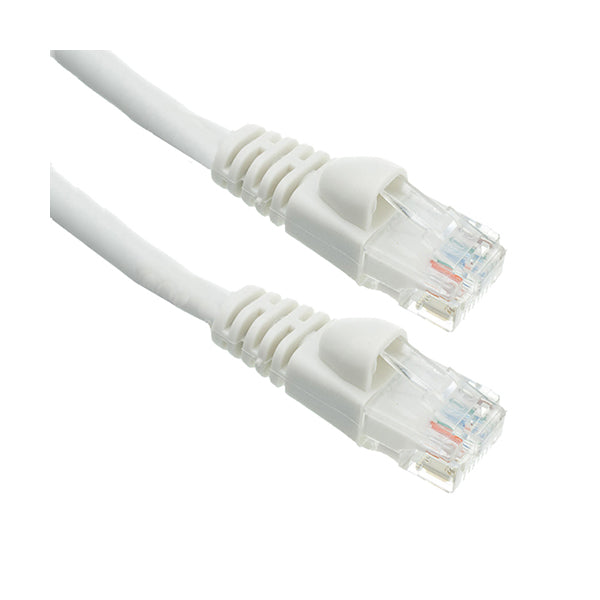 Conqueror Electronics Accessories White / Brand New Conqueror Ethernet Cable Supports Cat5e / Cat5 Standards 550MHz 10Gbps RJ45 Computer Networking Cord 15 Meter - C87E