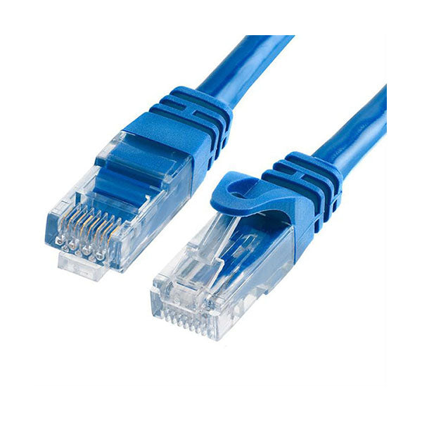 Conqueror Electronics Accessories Blue / Brand New Conqueror Ethernet Cable Supports Cat5e / Cat5 Standards 550MHz 10Gbps RJ45 Computer Networking Cord 20 Meter - C87F