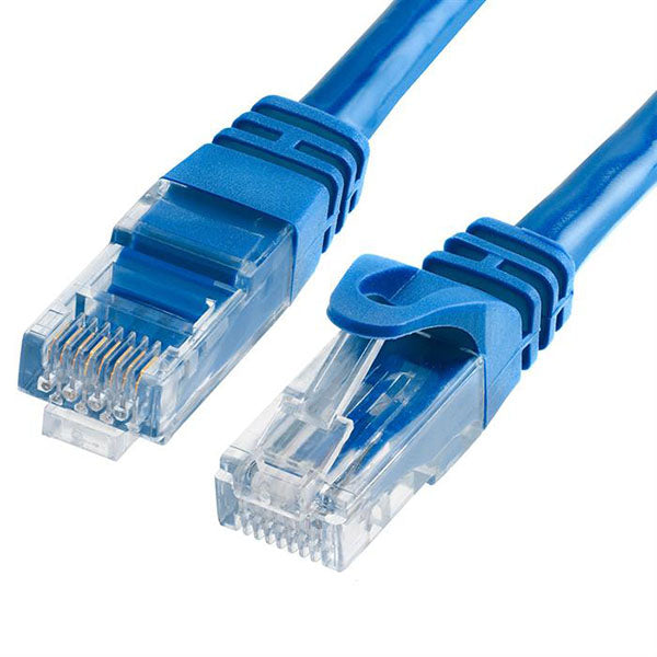 Conqueror Electronics Accessories Blue / Brand New Conqueror Ethernet Cable Supports Cat6 / Cat5e / Cat5 Standards 550MHz 10Gbps RJ45 Computer Networking Cord 5 Meter - C87H