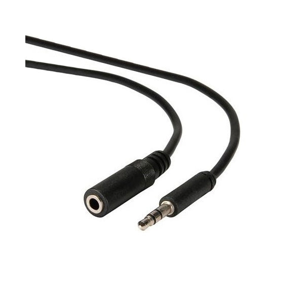 Conqueror Electronics Accessories Black / Brand New Conqueror Extension Cable Audio 3.5mm Male to 3.5mm Female 1.5 Meter Black - C34A