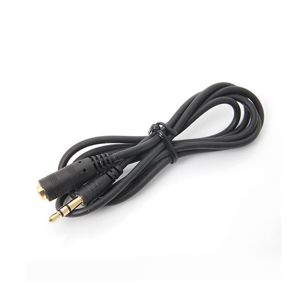 Conqueror Electronics Accessories Black / Brand New Conqueror Extension Cable Audio 3.5mm Male to 3.5mm Female 5 Meter Black - C34B