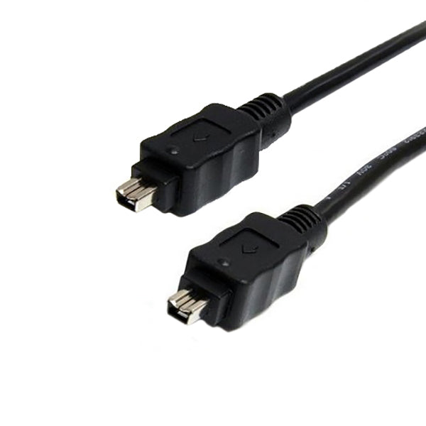 Conqueror Electronics Accessories Black / Brand New Conqueror Firewire Cable IEEE1394 I.LINK 4 Pin to 4 Pin 1.5 Meter - C12