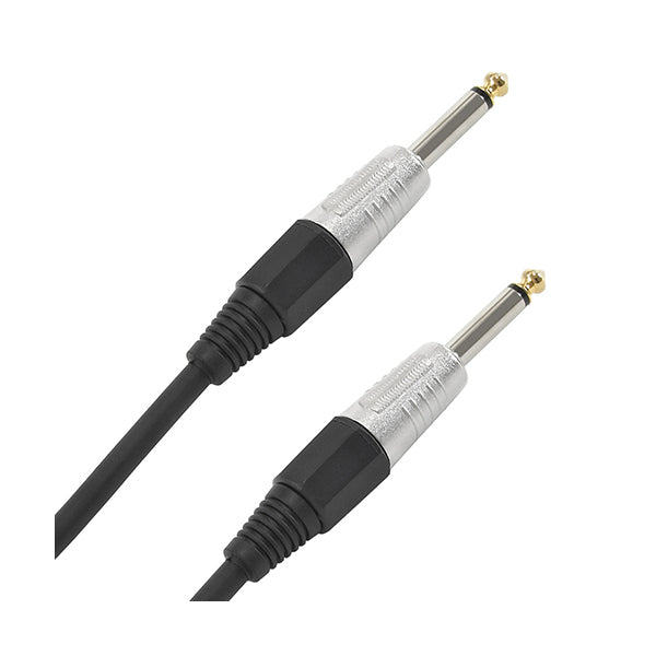 Conqueror Electronics Accessories Black / Brand New Conqueror Microphone Cable 6.5mm Mic to 6.5mm Mic Audio Cable Male to Male 2 Meter Black - C122A