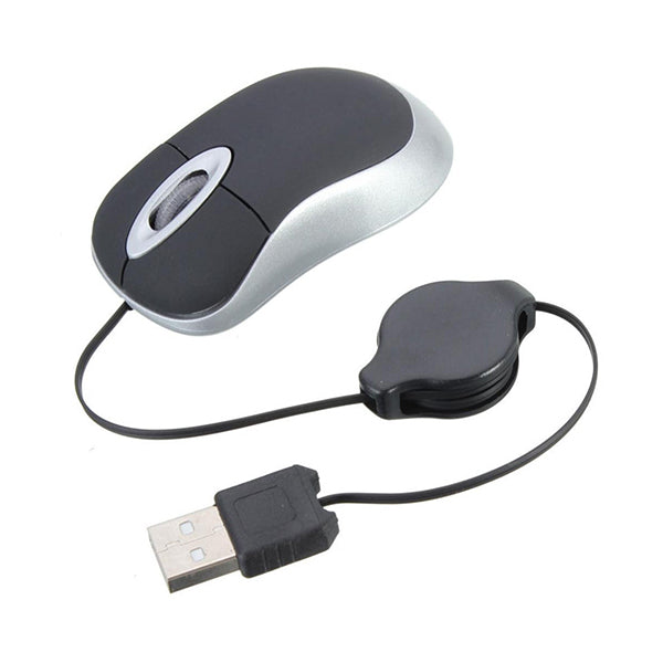 Conqueror Electronics Accessories Silver/black / Brand New Conqueror USB Wired Optical Mouse 3 Buttons - 2228