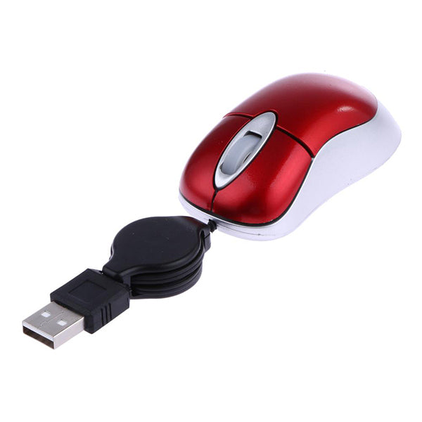 Conqueror Electronics Accessories Red / Brand New Conqueror USB Wired Optical Mouse 3 Buttons - 2278