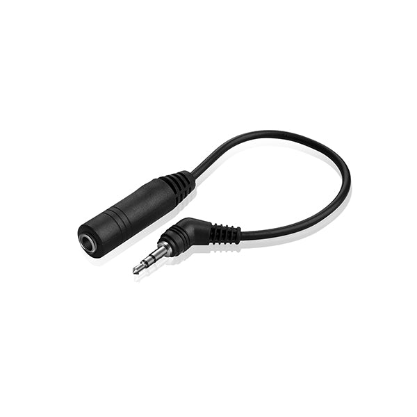 Conqueror Electronics Accessories Black / Brand New Plug 2.5mm Male to 3.5mm Female Stereo Audio Jack Adapter Cable for Headphones - P205