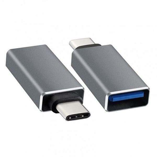 Conqueror Electronics Accessories Silver / Brand New Plug USB Type C to USB 3.0 Male to Female - P248