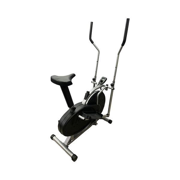 Conqueror Exercise & Fitness Black / Brand New Conqueror Elliptical Stationary Bike Adjustable Seat Exercise - SEB742