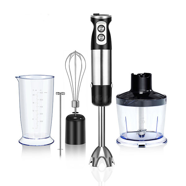 Conqueror Kitchen & Dining Black / Brand New Conqueror Hand Blender With Measuring Cup And Chopping Bowl 600 Watts - KLB327