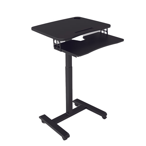 Conqueror Office Furniture Black / Brand New Conqueror Moveable Stand Desk Mount with Speech Table and Keyboard Tray - TO2501B