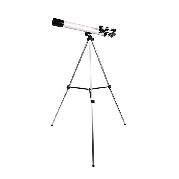 Conqueror Optics White / Brand New Conqueror Telescope 600mm Focal Length with Adjustable Tripod Height up to 125cm - AT6458