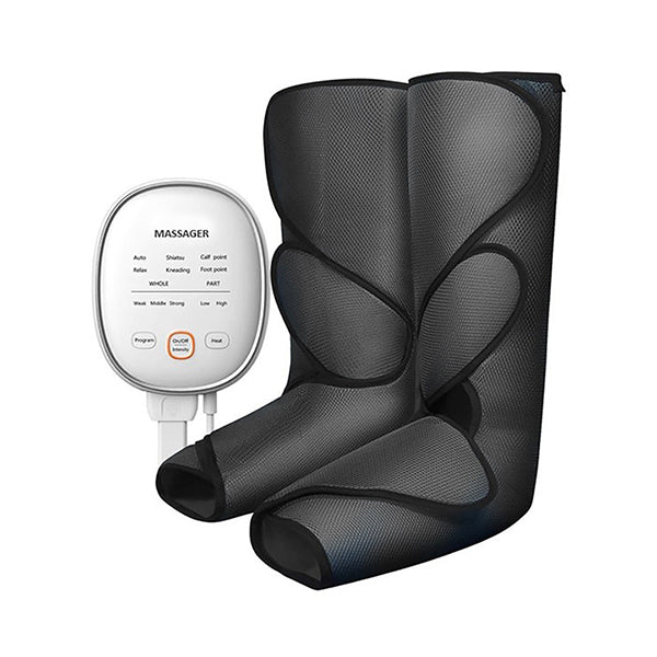 Conqueror Personal Care Black / Brand New Conqueror Heated Auto off Leg Massager with Kneading and Shiatsu Massage 24 Watt - HFM356