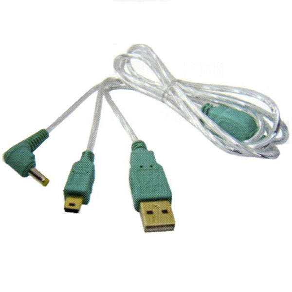 Conqueror Video Game Console Accessories Green / Brand New Conqueror Cable PSP to USB and Power 2-in-1 1.8 Meter - C23