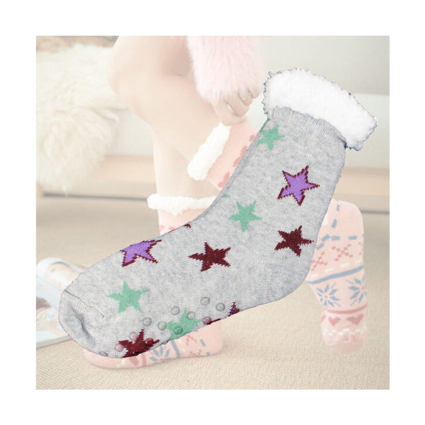 Cool Gift Clothing Brand New / Model-5 Cool Gift, Women Slipper Socks Winter Warm Fleece - 96504, Available in Different Colors