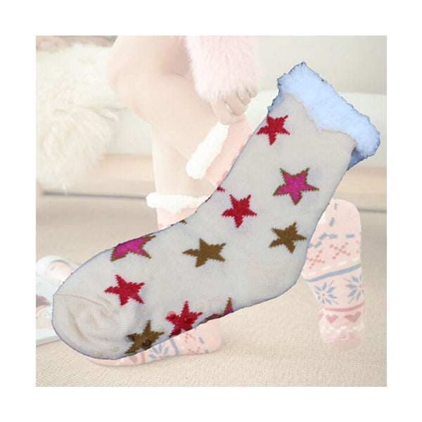 Cool Gift Clothing Brand New / Model-2 Cool Gift, Women Slipper Socks Winter Warm Fleece - 96504, Available in Different Colors