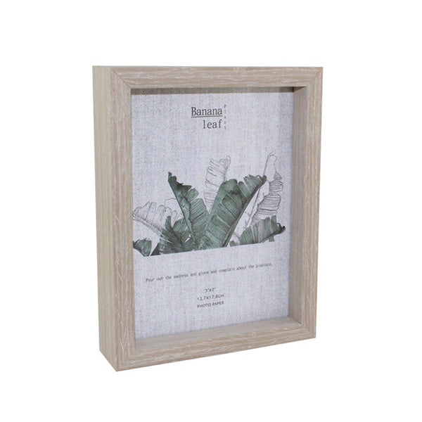 Cool Gift Decor Beige / Brand New Cool Gift, Double Sided Wood Picture Frame with Glass, 5″ x 7″ - 94911