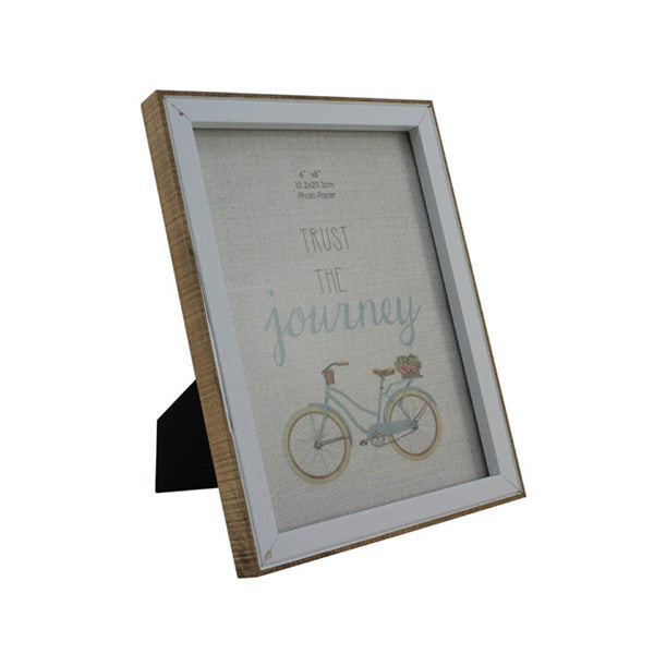 Cool Gift Decor Beige / Brand New Cool Gift, Wood Picture Frame with Glass Front, 6″x8″ - 94914