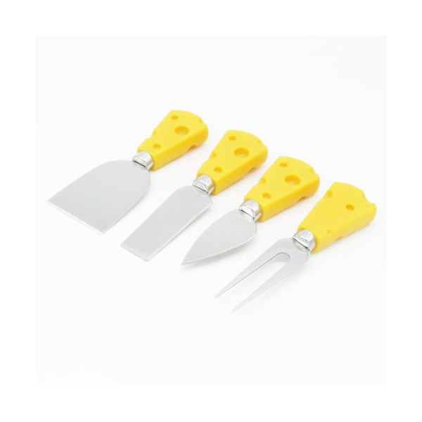 Cool Gift Kitchen & Dining Brand New Cool Gift, 4 Pieces Set Cheese Knives, Cheese Shape Hand - 90445