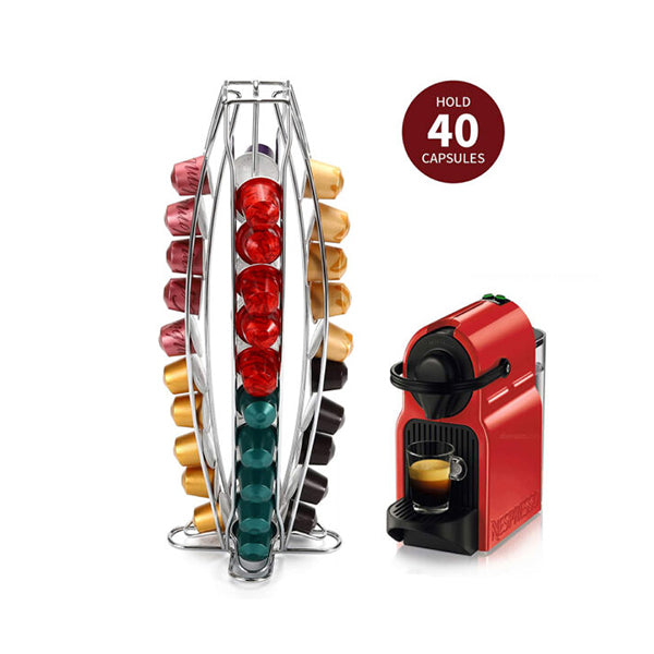 Cool Gift Kitchen & Dining Silver / Brand New Cool Gift, Nespresso 40 Capsule Holder - 11054
