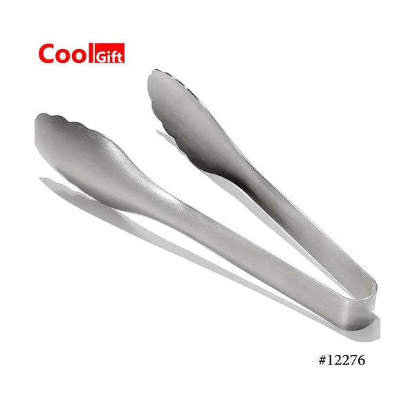 Cool Gift Kitchen & Dining Silver / Brand New Stainless Steel Serving Tongs No.16612 - 12276