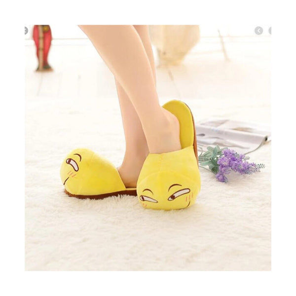 Cool Gift Shoes Brand New / Model-3 Cool Gift, Women Emoji Slippers Plush Stuffed - 87934, Available in Different Models