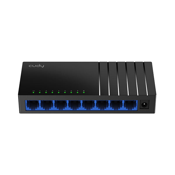 Cudy Networking Black / Brand New / 1 Year Cudy, 8-Port Gigabit Desktop Switch - GS108D