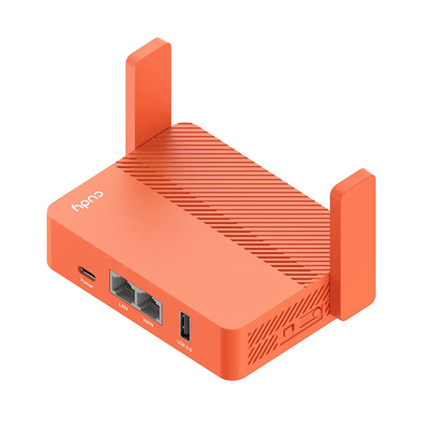 Cudy Networking Orange / Brand New / 1 Year Cudy, AC1200 Wi-Fi VPN Travel Router - TR1200