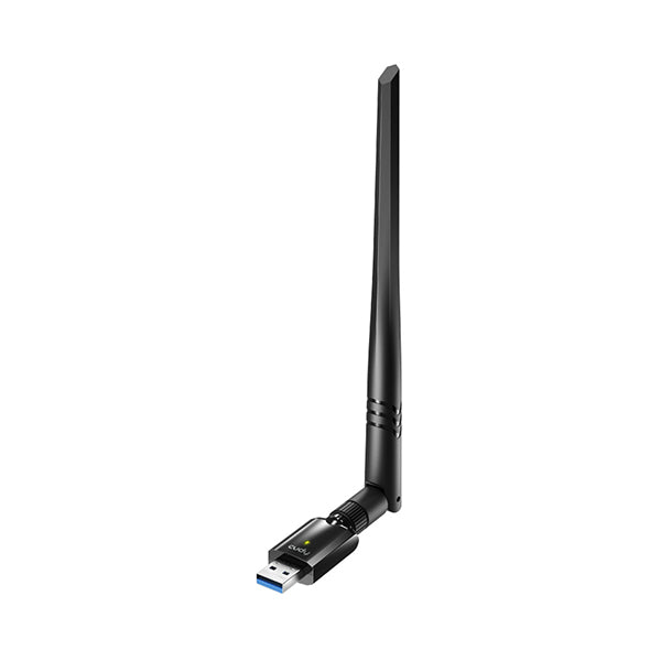 Cudy Networking Black / Brand New / 1 Year Cudy, AC1300 High Gain USB Wi-Fi Adapter - WU1400